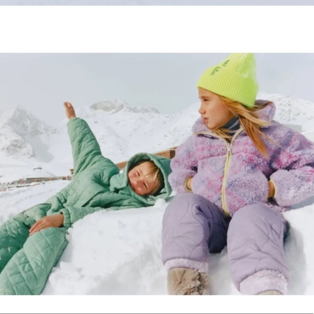 ZARA Quilted Snow suit Snowsuit Jumpsuit - Picture 5 of 9